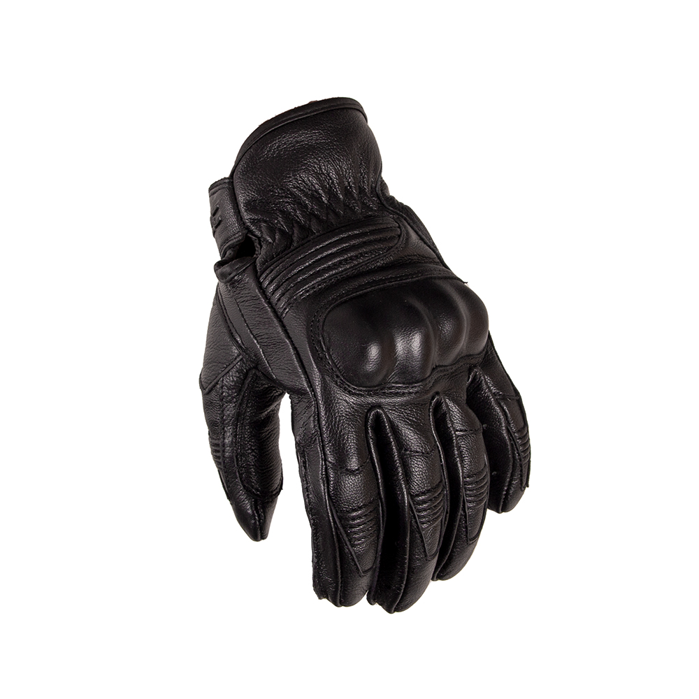 Kožené moto rukavice W-TEC Trogir - čierna