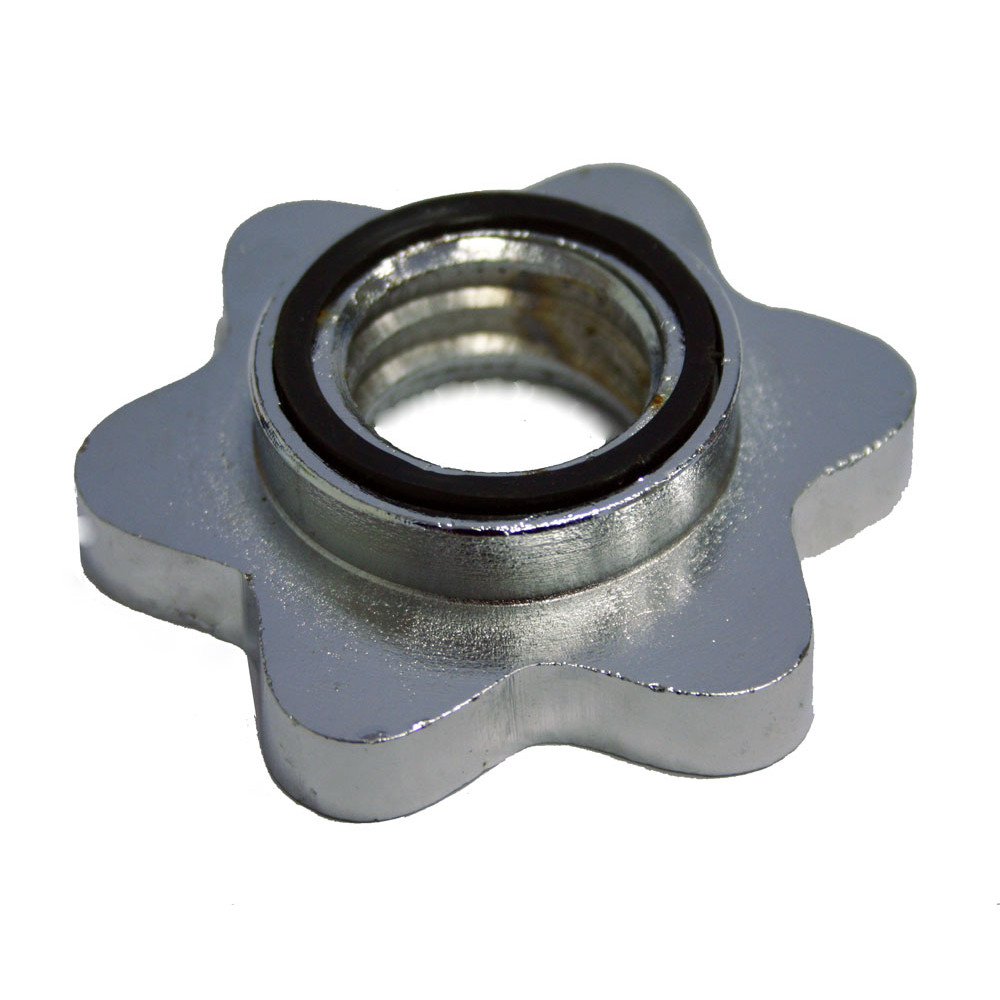 Zacisk gwiazdowy chromowany gryf sztanga 30 mm inSPORTline CL10