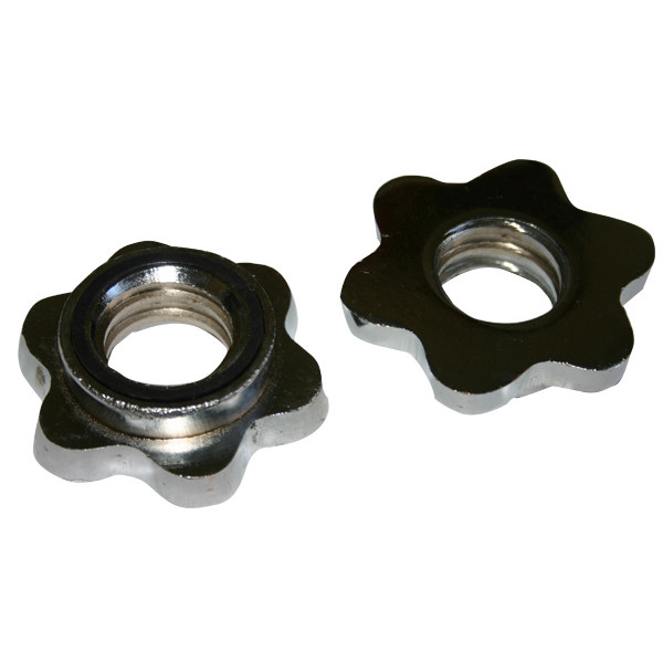Zacisk gwiazdowy chromowany gryf sztanga 30 mm inSPORTline CL10