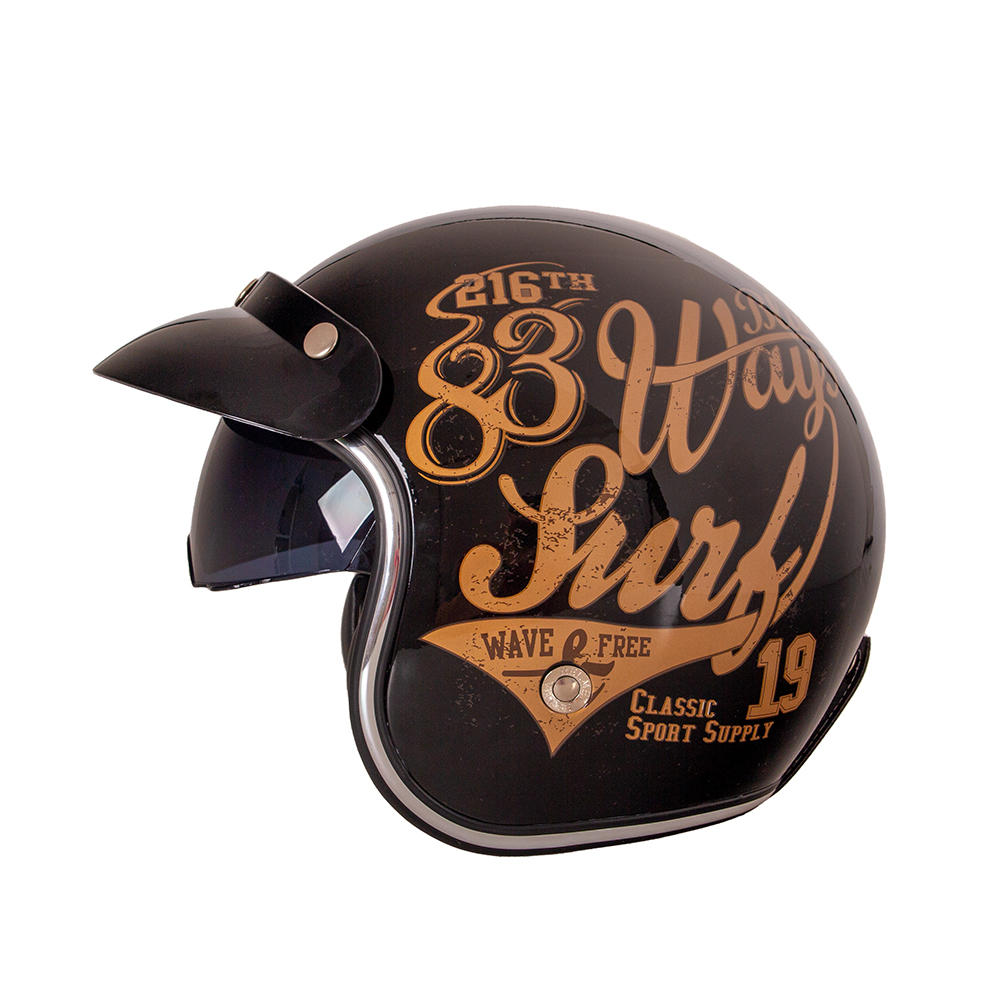 Moto prilba W-TEC Café Racer - 3Ways Surf