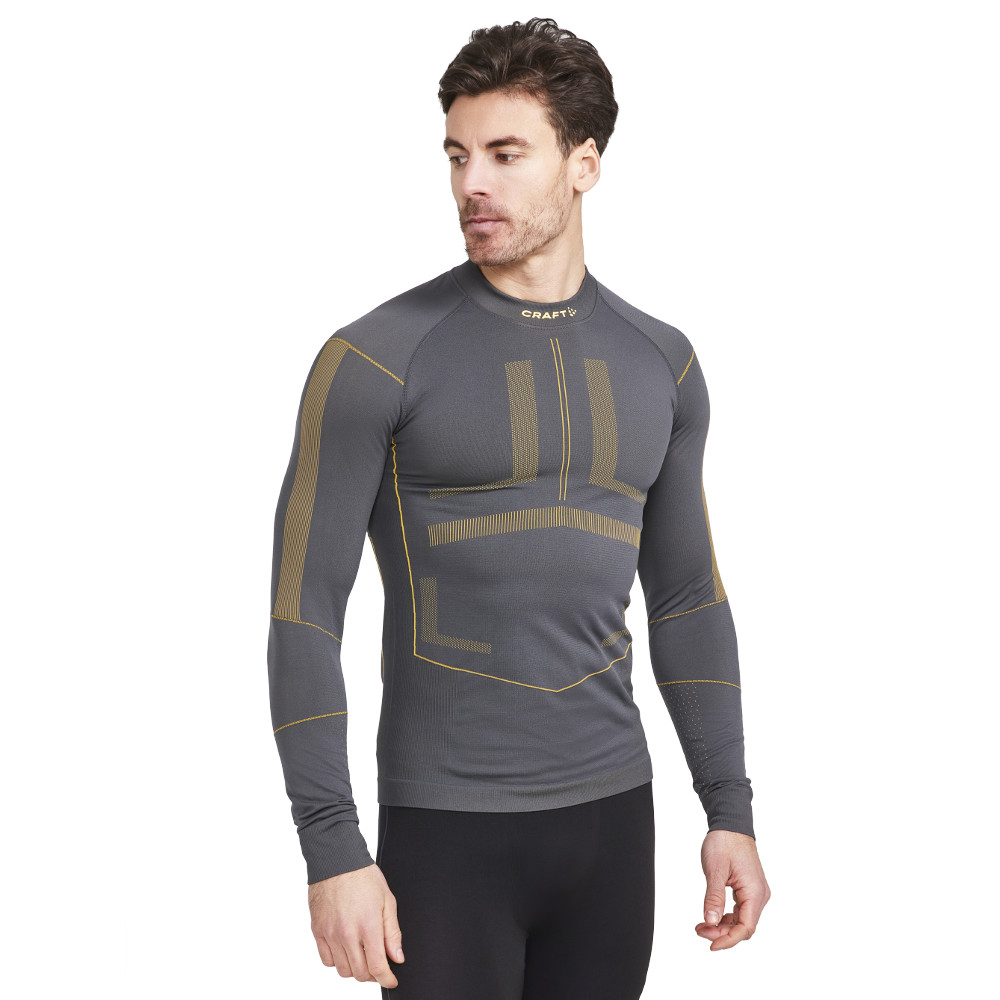 Pánske tričko CRAFT Active Intensity LS - modrá - šedá