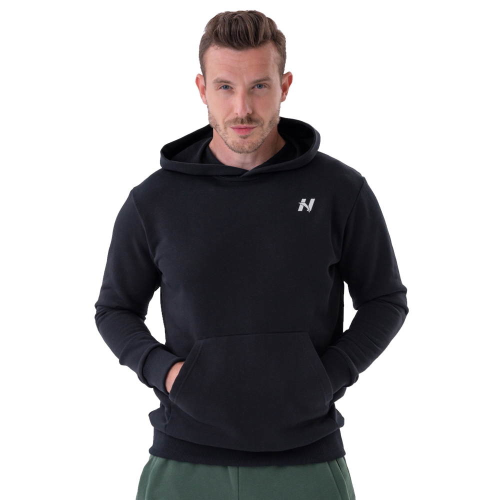 Pánska mikina Nebbia 331 - Dark Green - Black