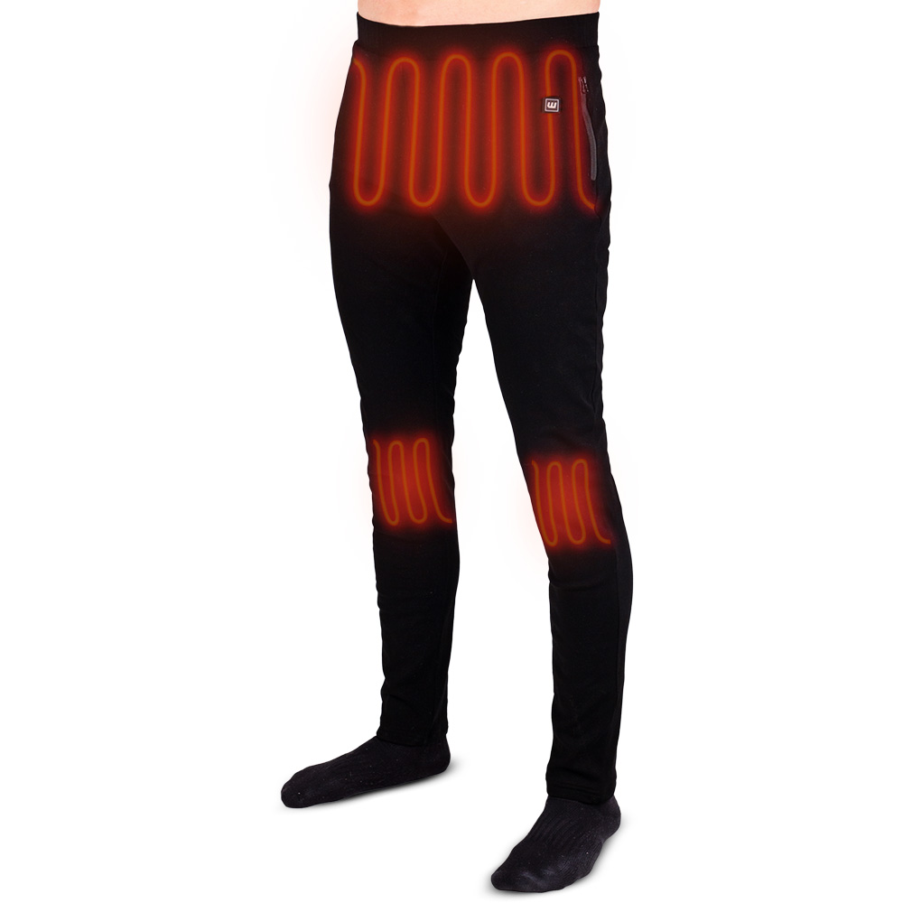Férfi fűthető nadrág W-TEC Insupants - fekete