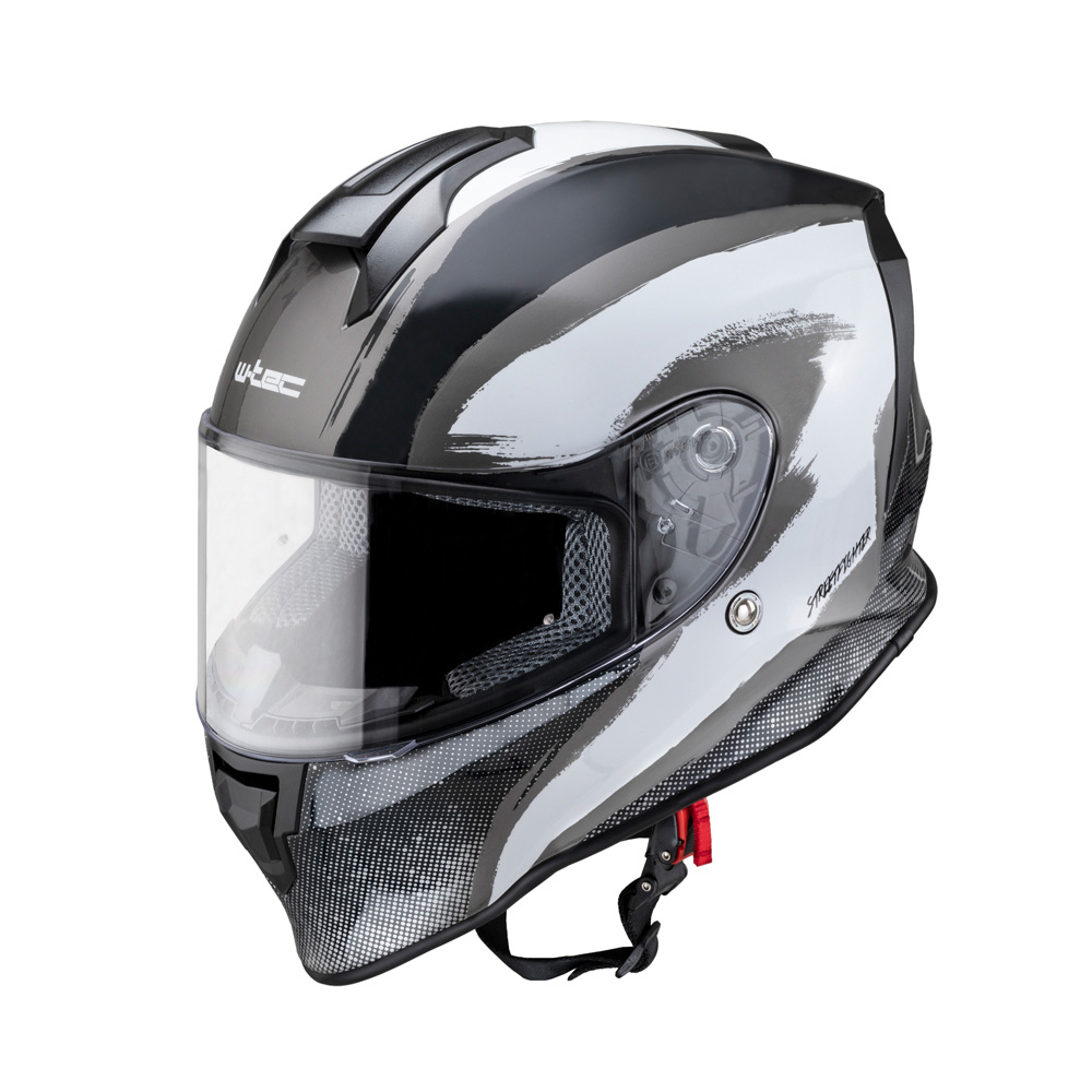 Moto prilba W-TEC Integra Graphic - Black-Green