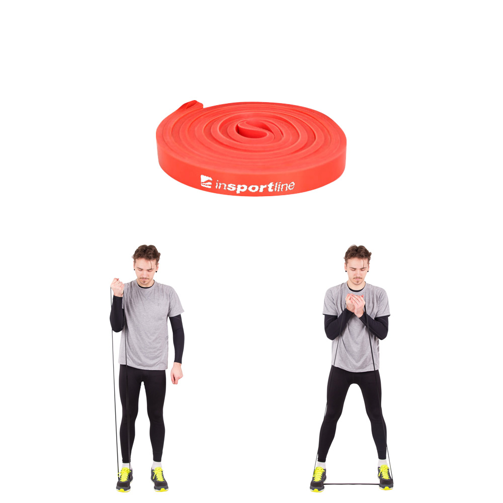 Gumový pás  inSPORTline Hangy X-light 204x1,3 cm / 12 kg