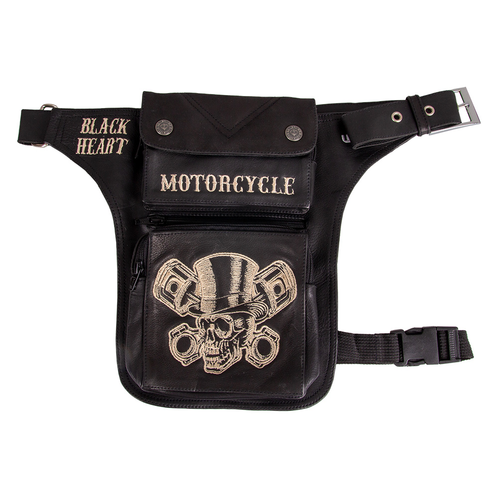 Motorcycle Thigh Bag W-TEC Black Heart Gentleman - inSPORTline
