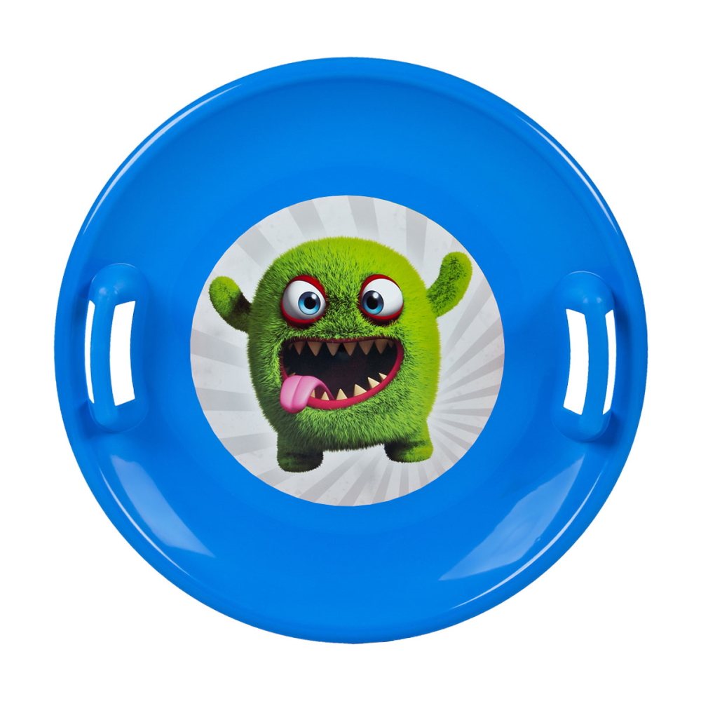 Tanier na sneh STT - zelená emoji girl - modrá monster
