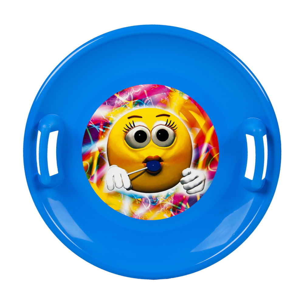 Tanier na sneh STT - oranžová monster - modrá emoji girl