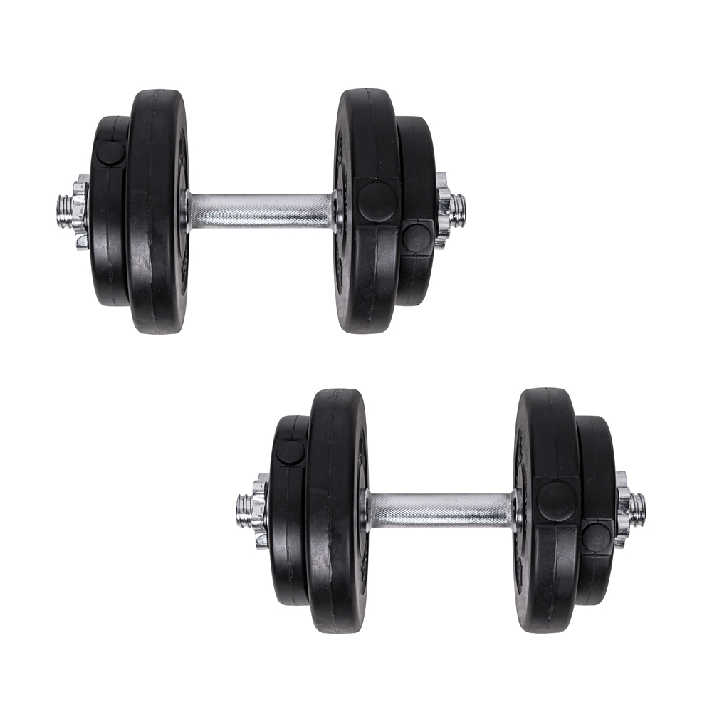 Zestaw hantli ze sztangą inSPORTline Power Tower 3-50 kg