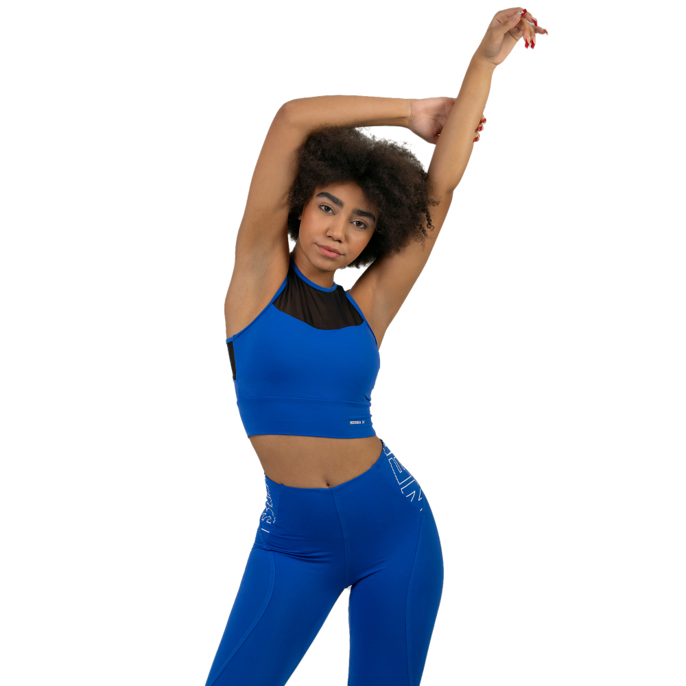 Vystužená športová podprsenka Nebbia FIT Activewear 437 - blue