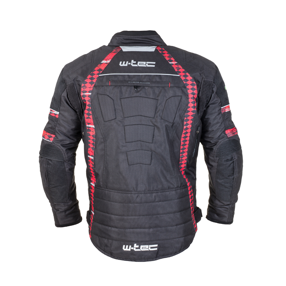 Pánská moto bunda W-TEC Kamicer - černo-šedá