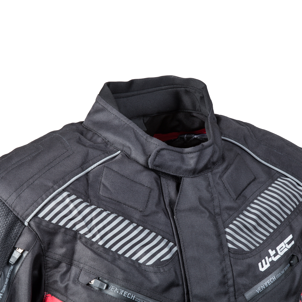 Pánská moto bunda W-TEC Kamicer - černo-šedá