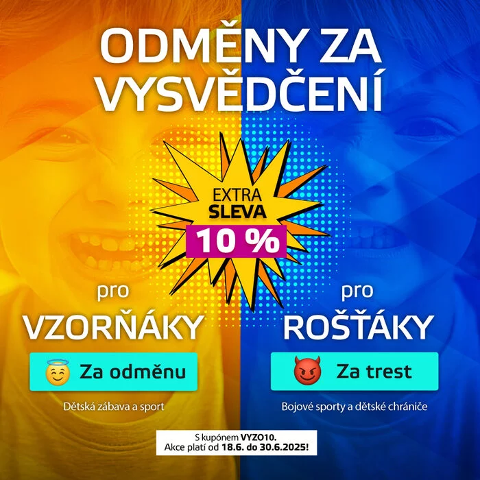 Akce - vysvědčení 2025