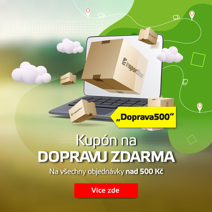 Doprava zdarma při nákupu nad 500 Kč