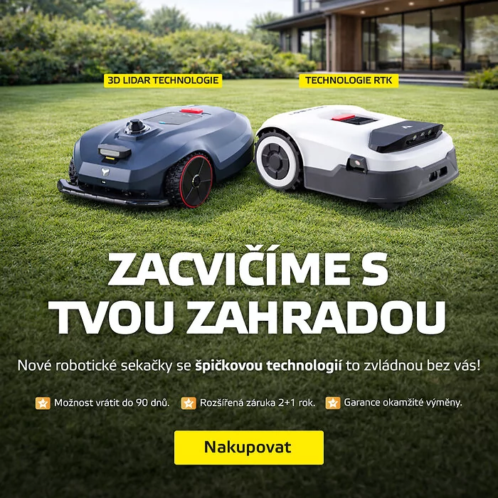 Robotické sekačky 2026