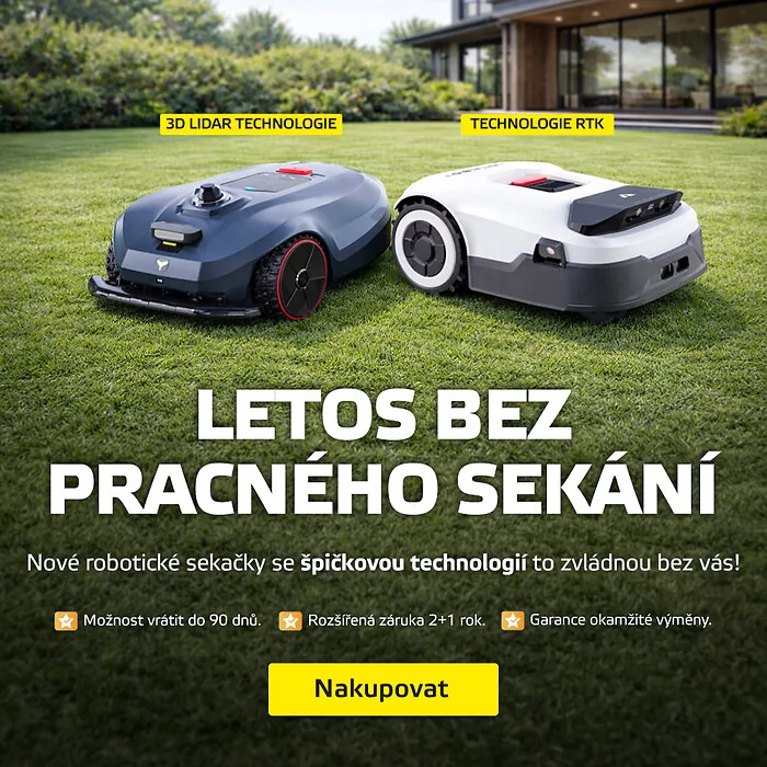 Robotické sekačky 2026