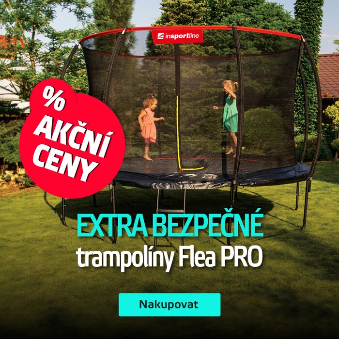 EXTRA bezpečné trampolíny FLEA PRO