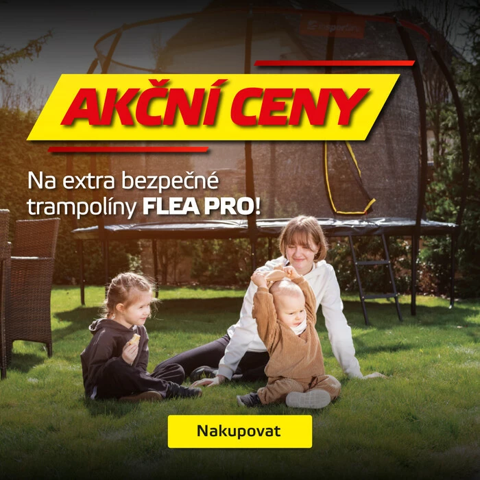 Trampolíny Flea PRO za AKČNÍ ceny