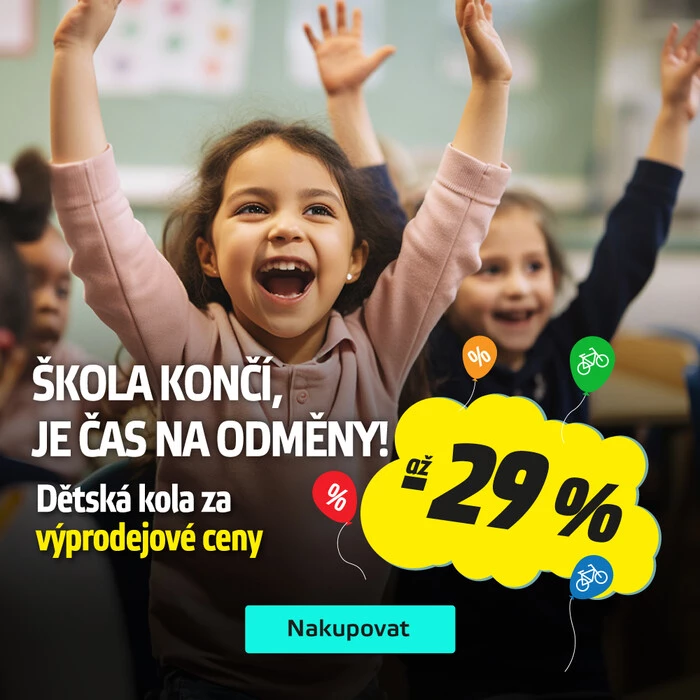 Dětská kola za výprodejové ceny - 2024