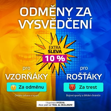 Akce - vysvědčení 2025