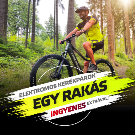 Elektromos kerékpárok extrákkal!
