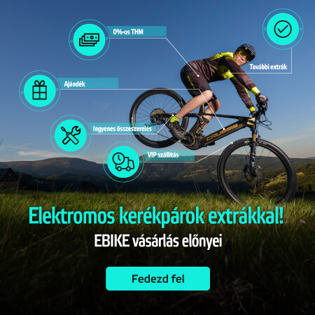 Elektromos kerékpárok extrákkal