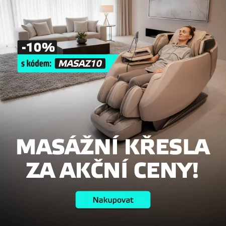 Masážní křesla -10% extra akce