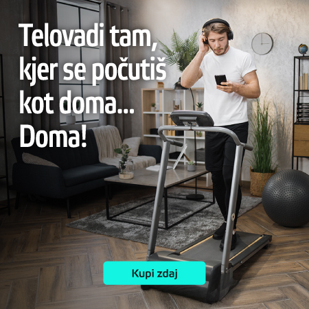 Telovadi tam, kjer se počutiš kot doma... Doma!