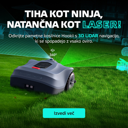 Kosilnica - tiha kot ninja, natančna kot laser