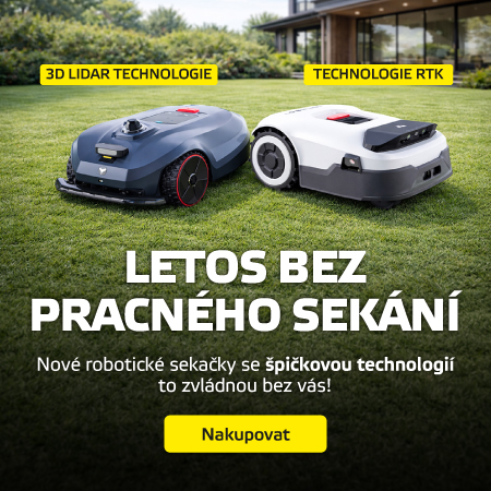 Robotické sekačky 2026