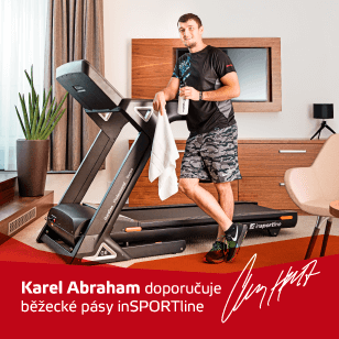 Karel Abraham doporučuje běžecké pásy inSPORTline