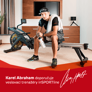 Karel Abraham doporučuje veslařské trenažéry inSPORTline