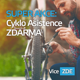 Cyklo Asistent zdarma ke kolům a koloběžkám nad 7000 Kč!