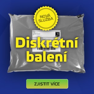 Využijte diskrétního zabalení Vaší zásilky