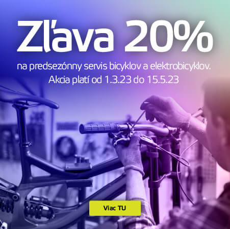 Predsezónny servis bicyklov so zľavou -20%