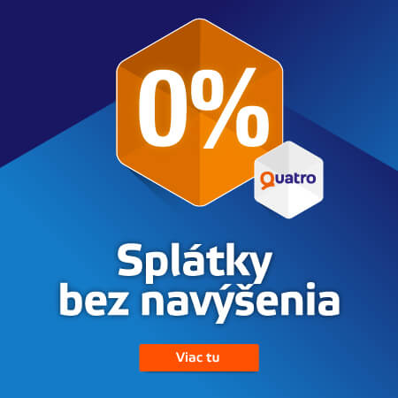Splátky Quatro - bez hotovosti a s 0% navýšením