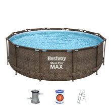 Bazén Bestway Steel Pro Max Rattan 366 x 100 cm s filtrací - 2.jakost