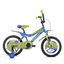 Dětské kolo Capriolo Kid 16" - model 2021 - modro-limetková