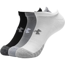 Unisex nízké ponožky Under Armour UA Heatgear NS 3 páry - Steel