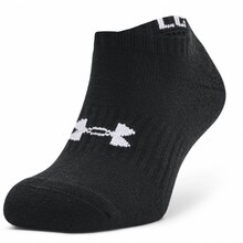 Unisex ponožky Under Armour Core No Show 3 páry - Black