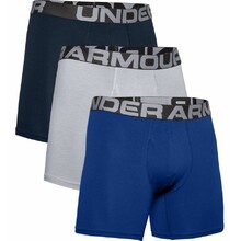 Boxerky Under Armour Charged Cotton 6in 3 páry - Royal