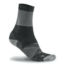 Ponožky CRAFT XC  Warm - bílá s černou