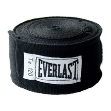 Boxerské bandáže Everlast Pro Style Hand Wraps 300 cm - černá