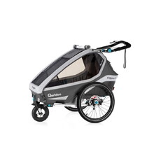 Multifunkční dětský vozík Qeridoo KidGoo 1 Sport - Anthracite Grey