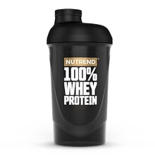 Shaker Nutrend 100% WHEY 600 ml - černá