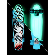 Svietiaci pennyboard Street Surfing Beach Board Glow Rough Poster 22,5