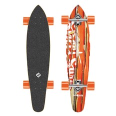 Longboard Street Surfing Kicktail - Damaged Orange 36