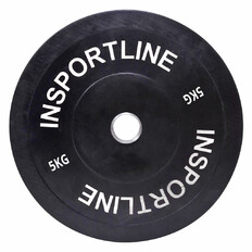 Олимпийска тежест inSPORTline Bumper Plate 5 kg