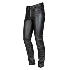 Pánské kožené moto kalhoty OZONE Daft - černá