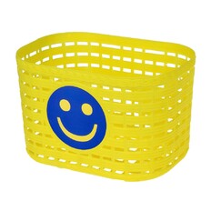Dětský přední košík plast - žlutá